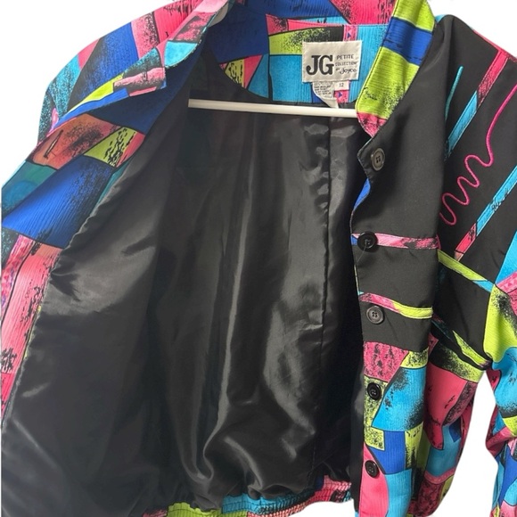 Vintage art to wear retro 80’s bomber Jacket 12 - Picture 11 of 16